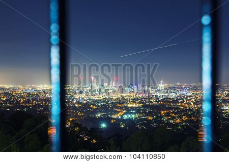 View of Brisbane City from Mount Coot-tha