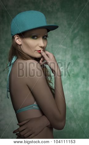 Woman With Sexy Sport Style