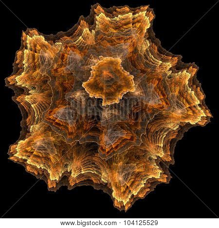 Elegant fractal design. New series of creative elements.