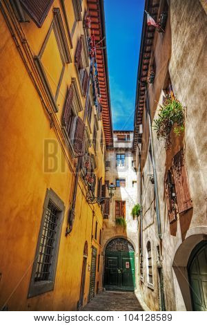 Picturesque Blind Alley In Florence