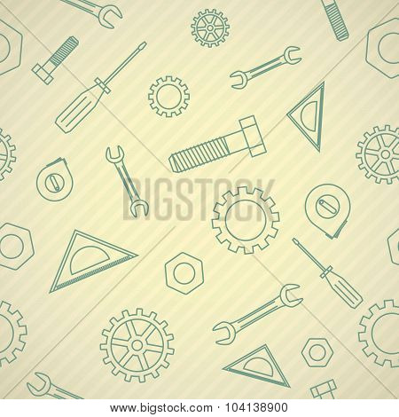 Mechanics Icon Pattern
