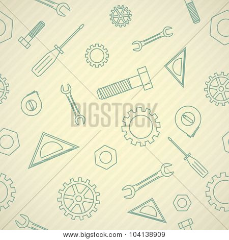 Mechanics Icon Pattern