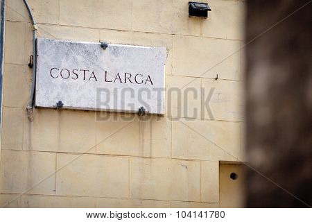 Costa Larga In Siena, Tuscany