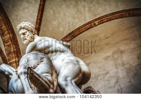 Hercules And Nesso Centaur Statue