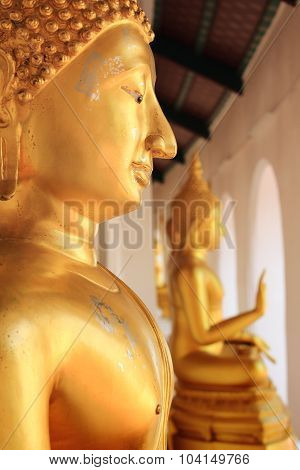 Buddha Statue At Phra Prathom Jedi, Thailand
