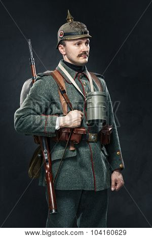 German Infantryman During The First World War.