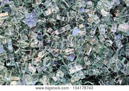 Background shiny crystals.