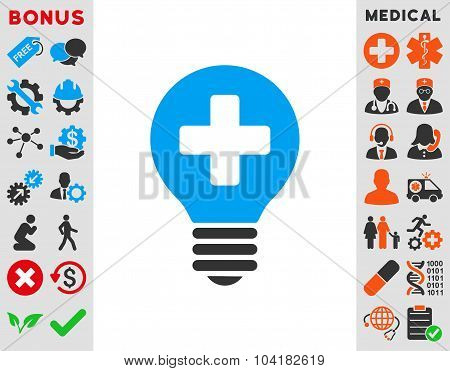 Healh Care Bulb Icon