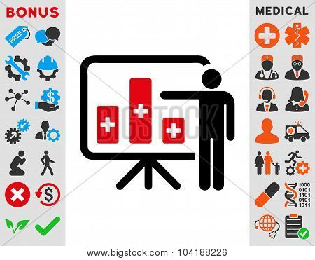 Medical Public Report Icon