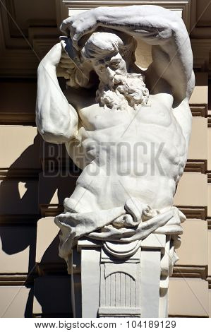 Details of Art Nouveau buildings