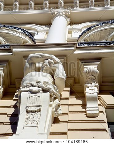 Details of Art Nouveau buildings