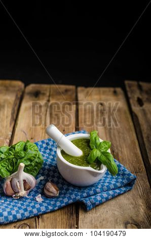 Pesto From Basil And Nots