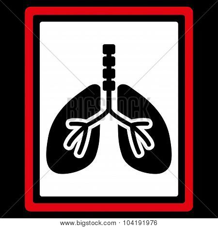 Lungs X-Ray Photo Icon