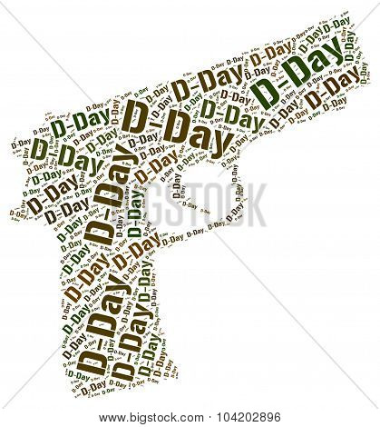 War Wordcloud Means Military Action And Battle