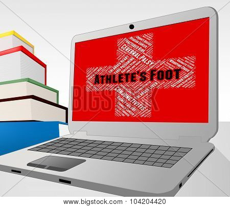Athlete's Foot Means Poor Health And Affliction