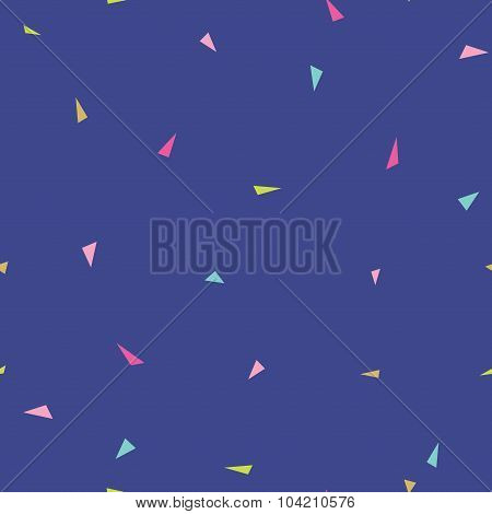 Triangle Background Pattern. Seamless Vector Pattern.