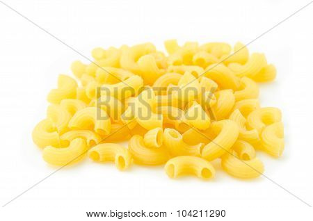 Raw Elbow Macaroni.