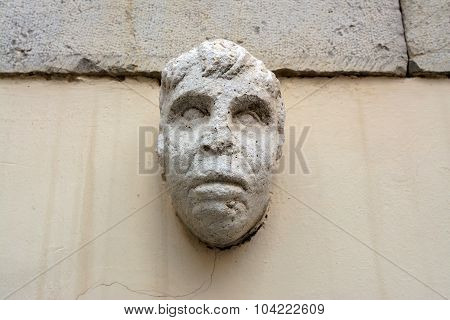 Old Wall Decoration In Potenza. Basilicata. Italy