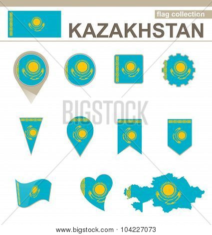 Kazakhstan Flag Collection