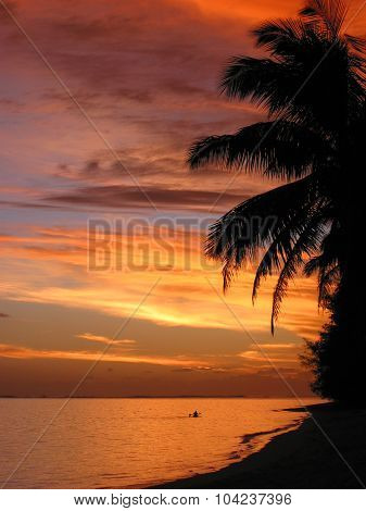 Cook Islands sunset