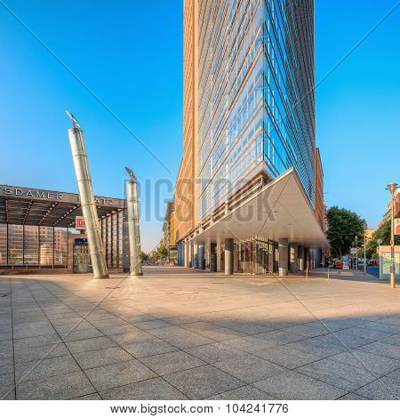 Berlin, Germany, - August 29, 2015: Potsdamer platz