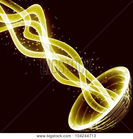 Golden Shining Space