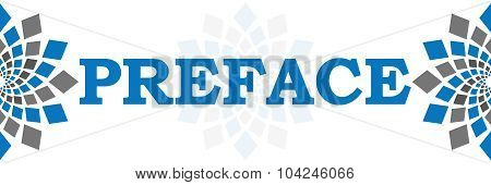 Preface Blue Grey Square Elements