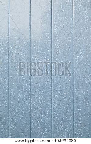 blue background - wood panel