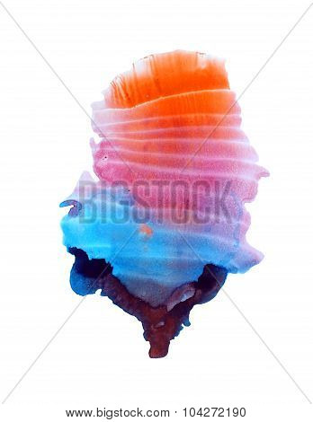 Abstract colorful watercolor background.