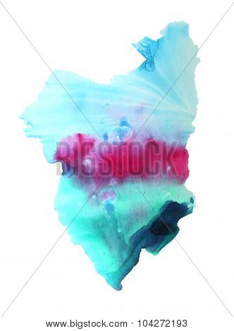 Hand painted watercolor background.