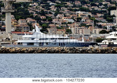 Shipyard In La Ciotat Near Marseille