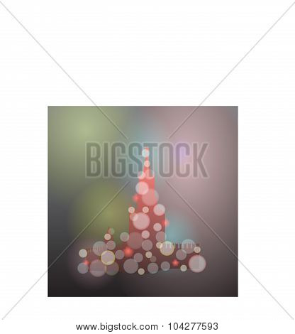 Kremlin. Moscow. Blurred Banner Design. Stock Vector