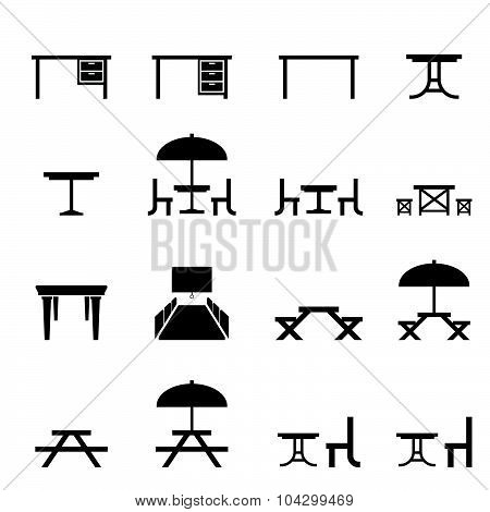Table Icon Set