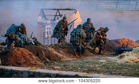Reconstruction of Battle during events dedicated to 70th anniver
