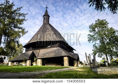 Wooden Church In Tvrdosin, Slovakia