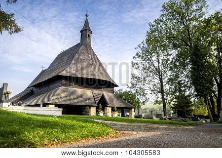 Wooden Church In Tvrdosin, Slovakia