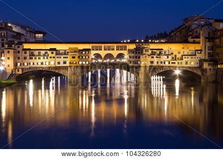 Old Bridge In Florence