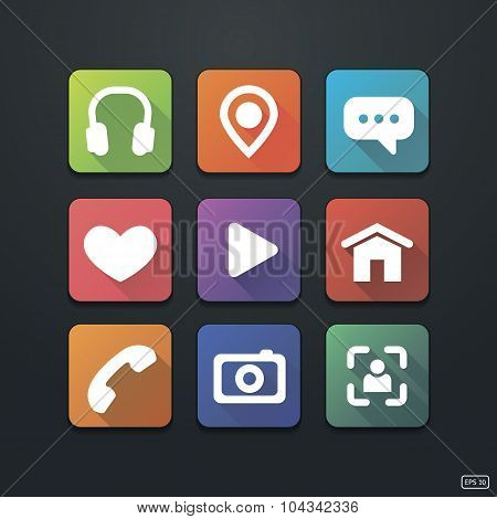 Flat Icons Set