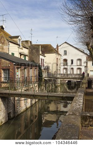 Architecture Of Montargis, Loiret, Centre, France