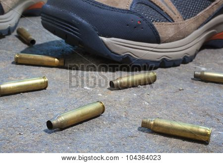 Empty Rifle Shells
