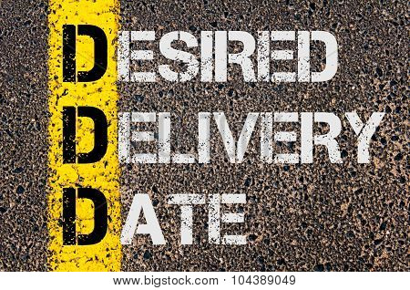 Business Acronym Ddd As Desired Delivery Date