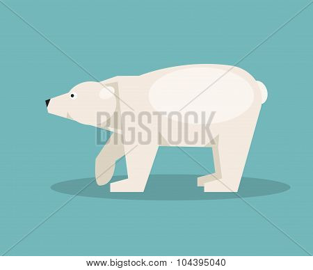 Polar Bear. Vector Illustration