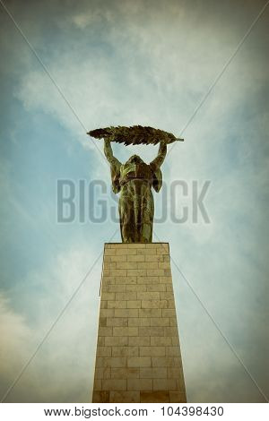Liberty Statue (Freedom Statue) of Budapest, Hungary