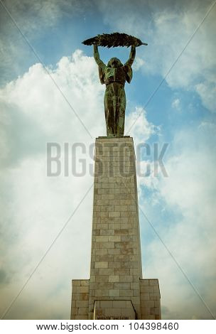 Liberty Statue (Freedom Statue) of Budapest, Hungary