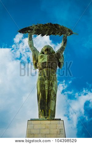 Liberty Statue (Freedom Statue) of Budapest, Hungary
