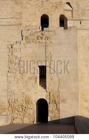 Detail Of The Calahorra Tower, Cordoba, Andalucia, Spain