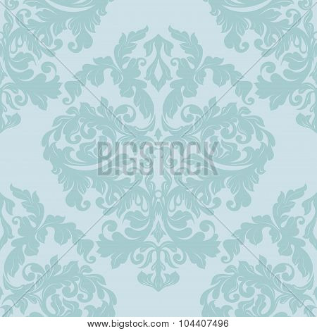 Damask seamless pattern,pistachio color
