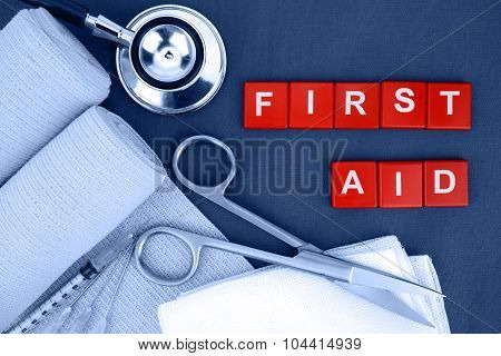 First Aid Kit, Medical Supply, Medical Emergency.