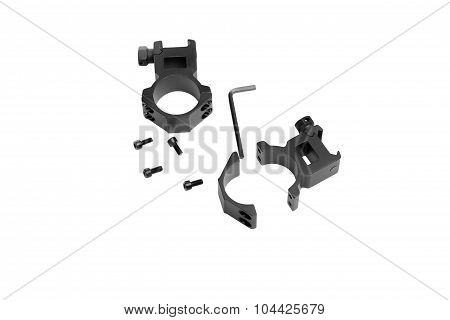 Two Ring For Mounting A Riflescope