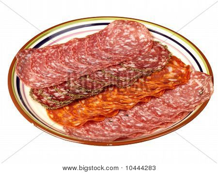 Плита салями мяса